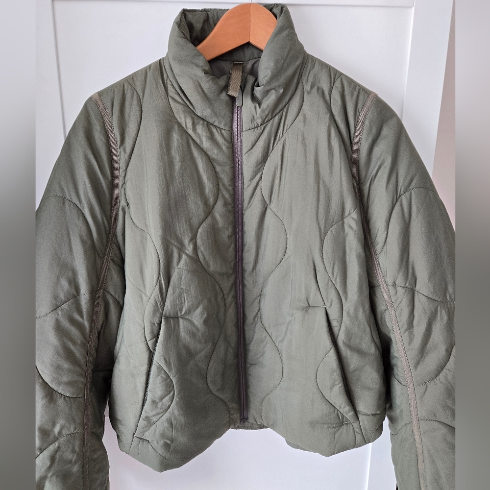 Lululemon Olive Puffer Sz 10